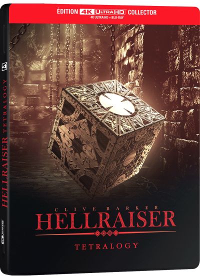 Hellraiser - Tétralogie (4K Ultra HD - Boîtier métal Futurepak collector) - 4K UHD