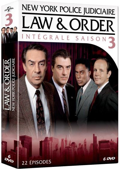 New York, police judiciaire (Law & Order) - Intégrale saison 3 - DVD