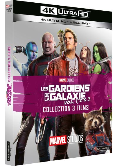 Les Gardiens de la Galaxie Vol. 1, 2 & 3 - Collection 3 films (4K Ultra HD + Blu-ray) - 4K UHD