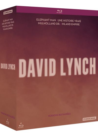 David Lynch - Coffret : Elephant Man + Une histoire vraie + Mulholland Drive + Inland Empire (Version Restaurée) - Blu-ray